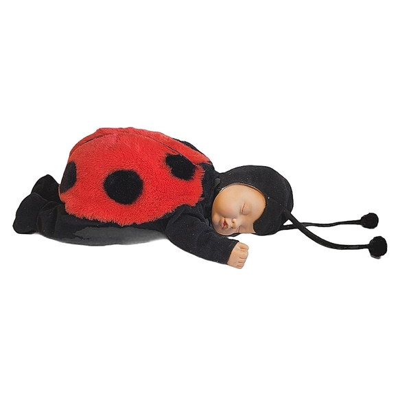 Anne Geddes ladybug doll vintage 90's